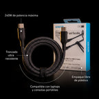 Cable de Carga Anker 240W Trenzado — Serie 5 — Voltex