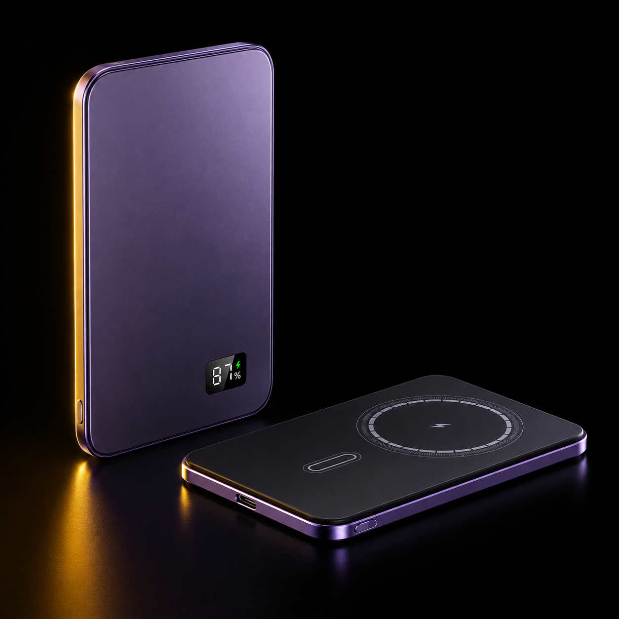 Power Bank Magnético MagSafe Ultrafino con Indicador LED — Voltex