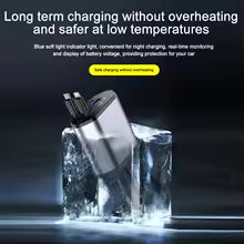 Cargador de Automovil 100W Metálico Carga Rápida Dual — Voltex