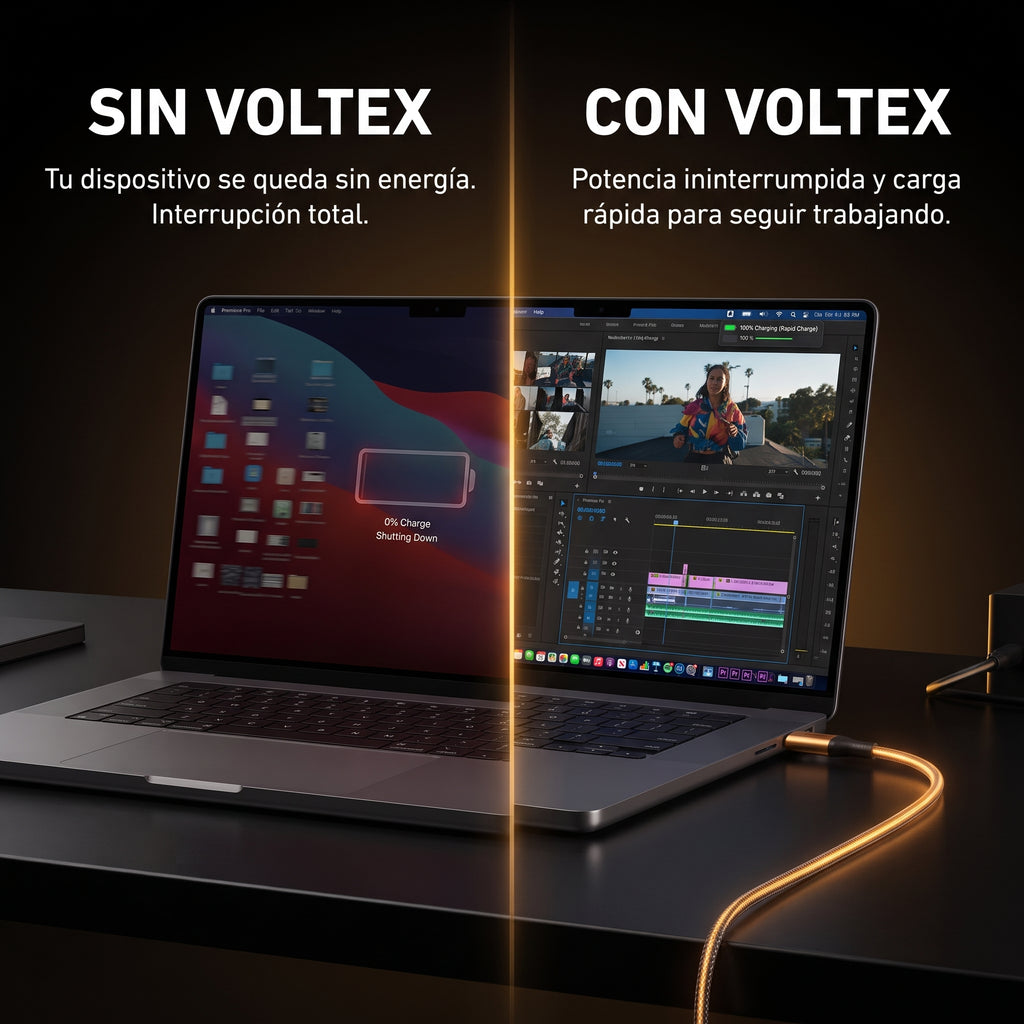 Cable de Carga Anker 240W Trenzado — Serie 5 — Voltex