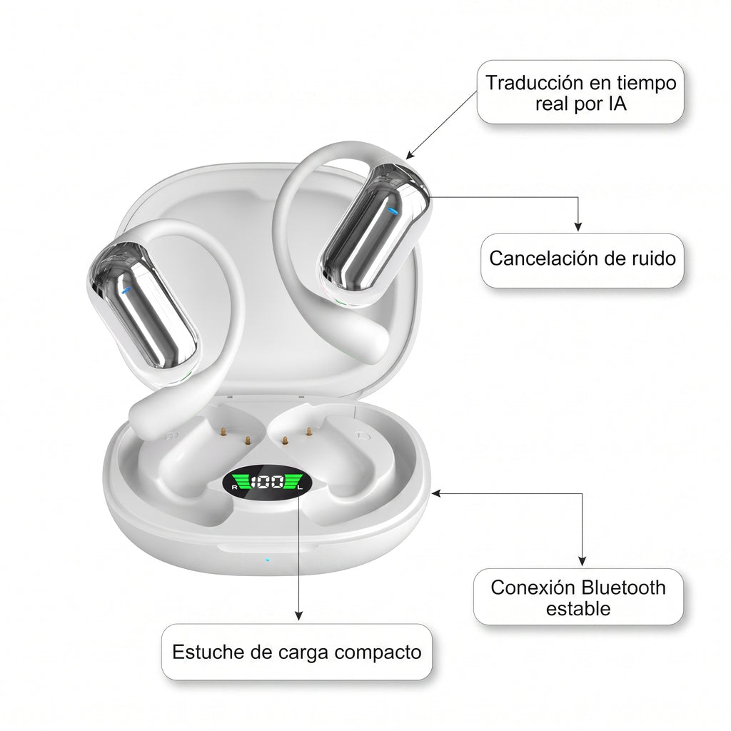 Auriculares Traductores IA VerbaBuds Open-Ear — Voltex