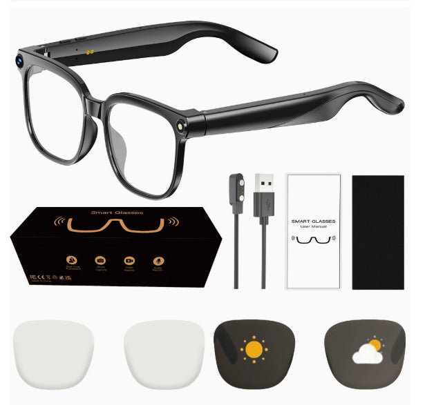 Gafas Inteligentes Bluetooth con IA y Cámara HD — Voltex