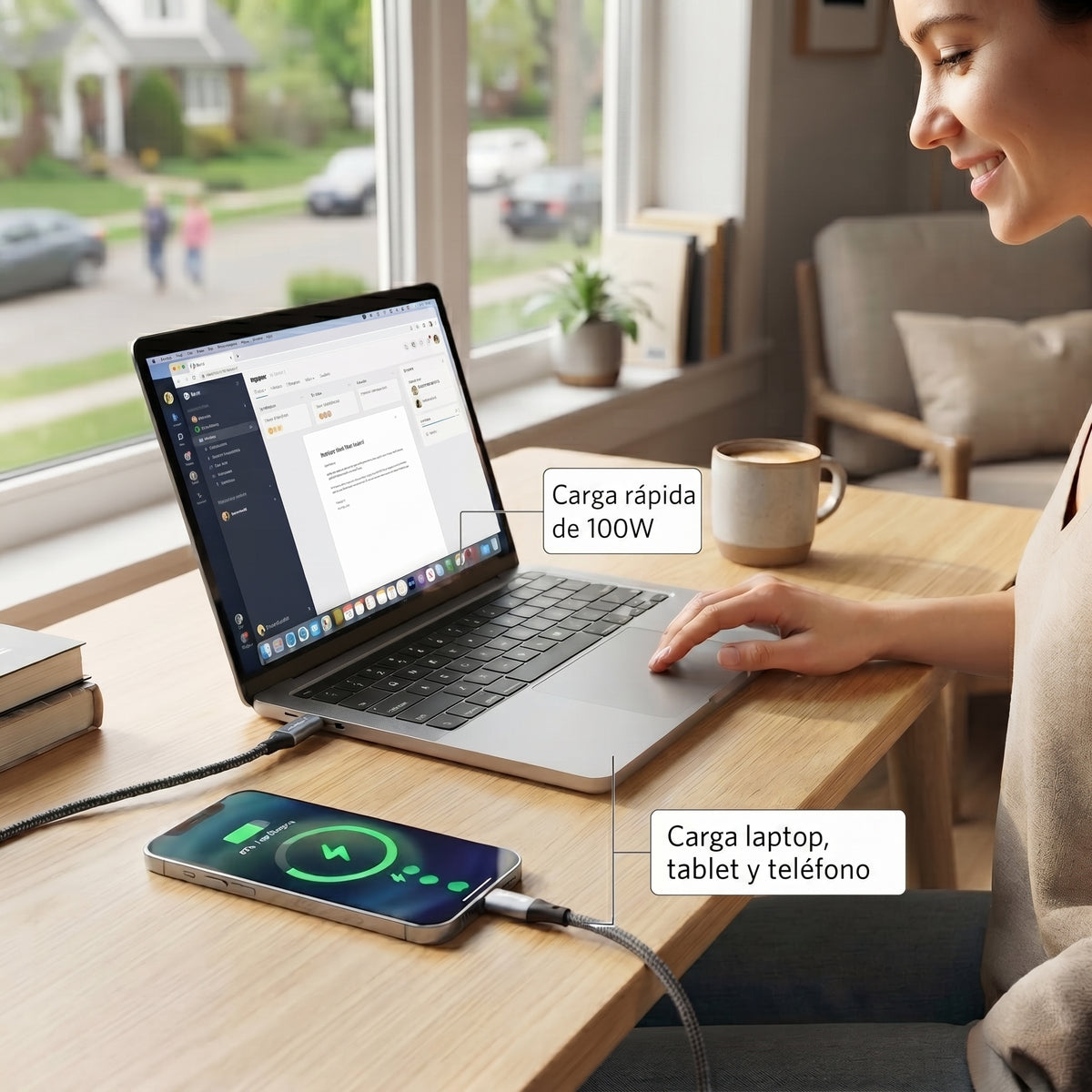 Cable USB-C Essager 100W/60W