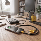 Cable 3 en 1 Carga Rápida 240W (USB-C, Lightning, Micro-USB)