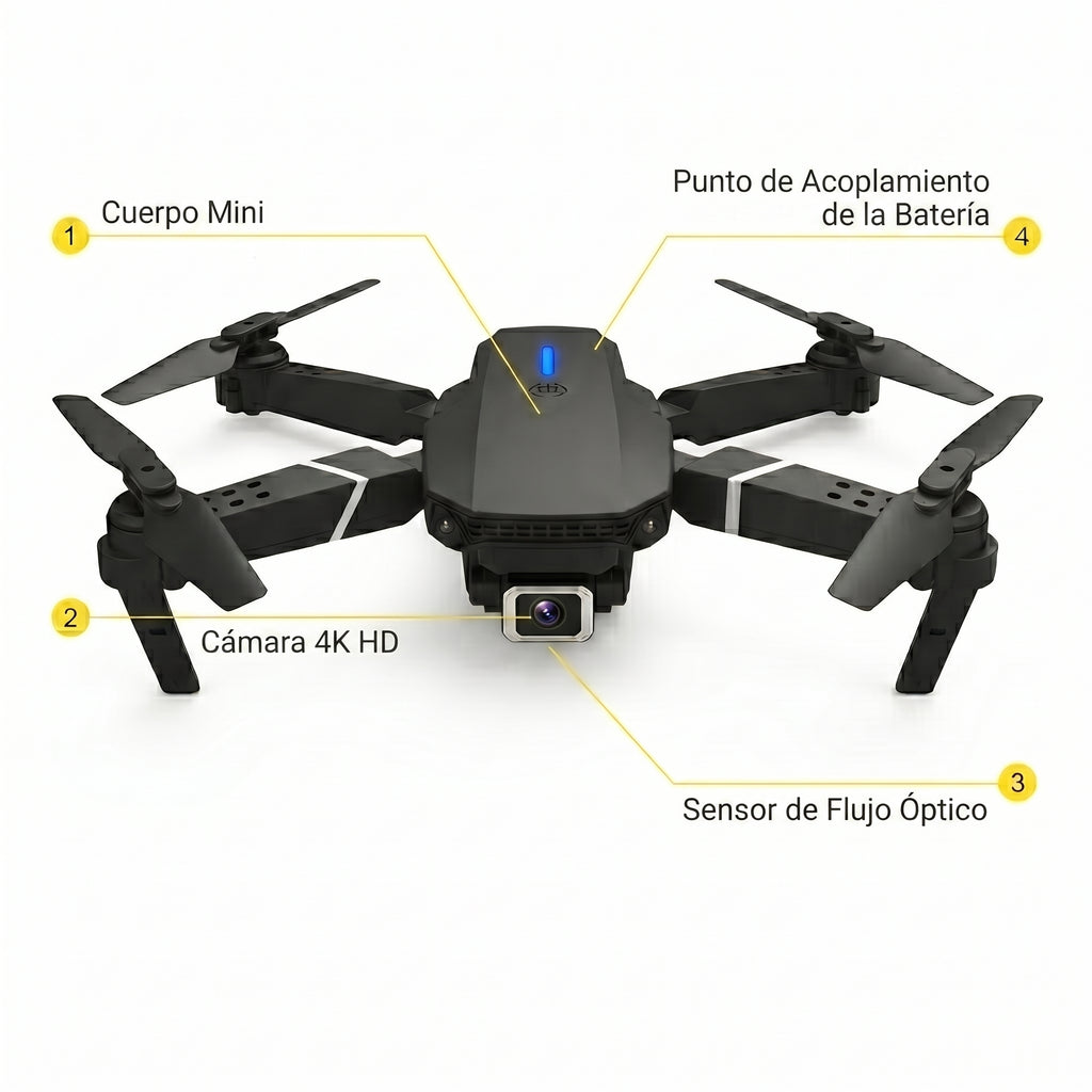 Drone E88 Mini Doble Cámara - Voltex