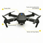 Drone E88 Mini Doble Cámara - Voltex