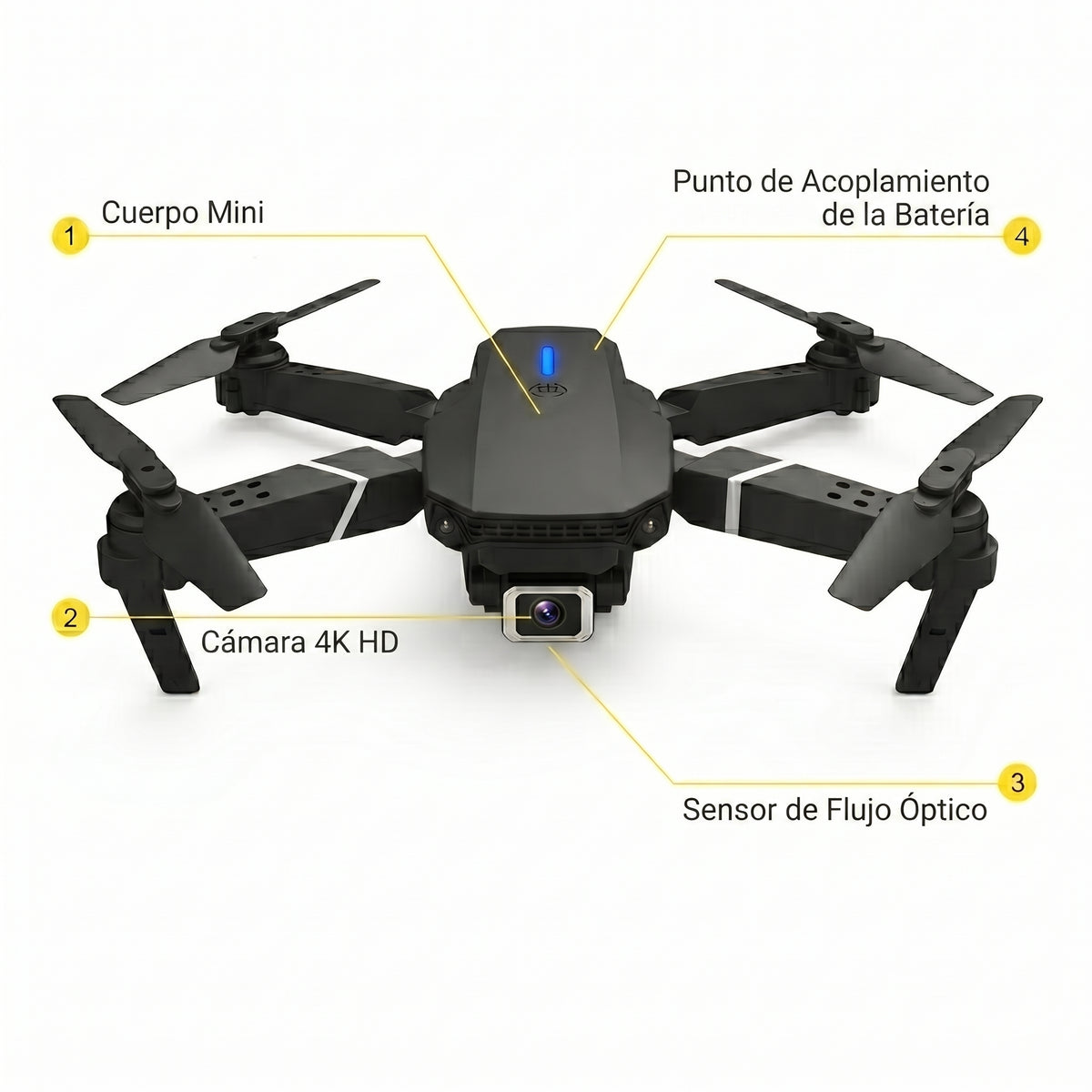 Drone E88 Mini Doble Cámara - Voltex