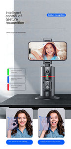 Soporte Selfie PTZ 360° con Seguimiento Facial IA — Voltex