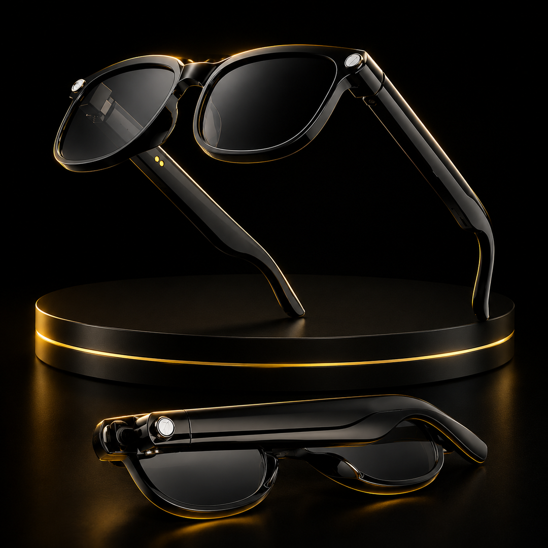 Gafas Inteligentes Bluetooth con IA y Cámara HD — Voltex