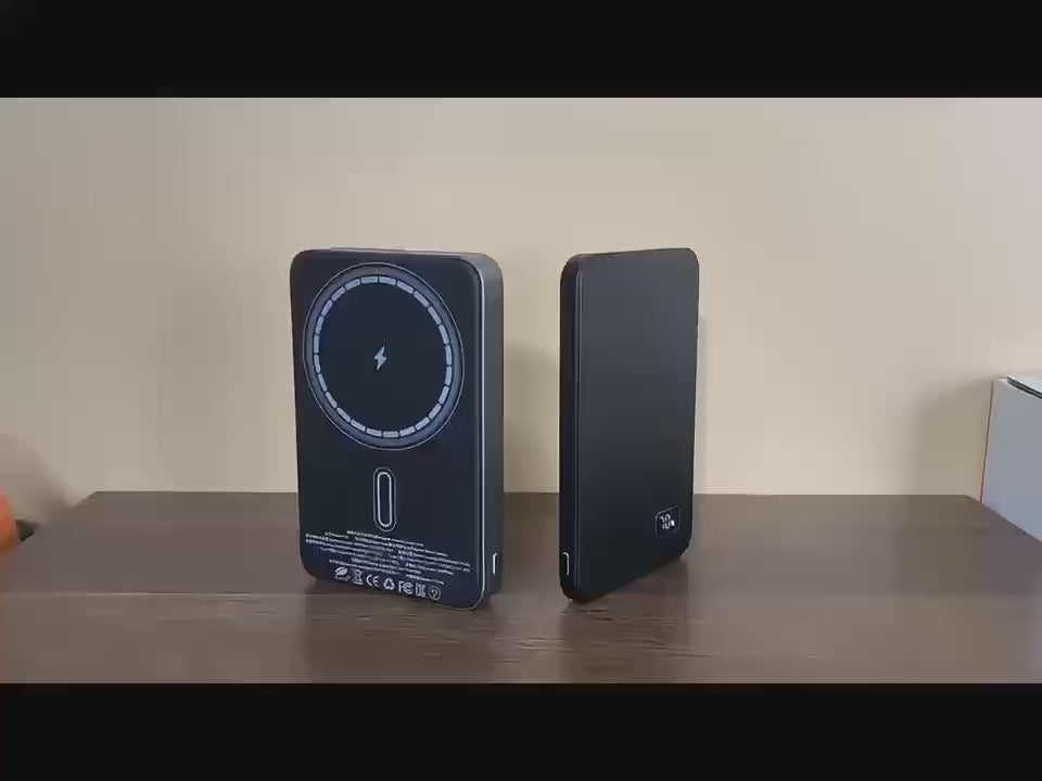Power Bank Magnético MagSafe Ultrafino con Indicador LED — Voltex